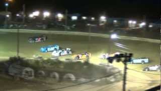 preview picture of video 'Beckley Motorsports Park Super Late Model Black Gold 50 Heat #1 6-16-2012'