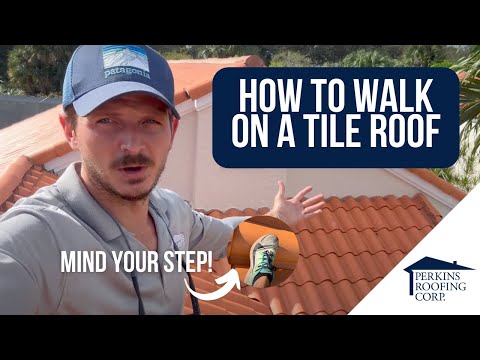 How to walk on a Tile Roof