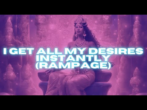 [WARNING EXTREMELY POWERFUL] I GET ALL MY DESIRES INSTANTLY (RAMPAGE) 432HZ