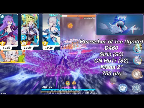 Red lotus D460 - Herrscher of Ice (Ignite) [755] - Sirin (S0) CN HoTr (S2) [Kiana 2*] || Beta 6.9
