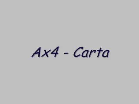 Ax4 - (lyrics) Carta