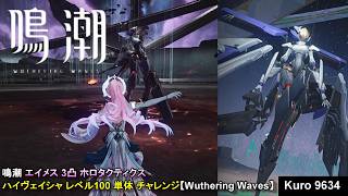 鳴潮 エイメス 3凸 ホロタクティクス ハイヴェイシャ レベル100 単体 チャレンジ【Wuthering Waves】