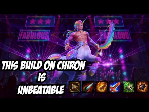 I TRIED WEAK3N'S OP ADC BUILD IN RANKED ON CHIRON AND IT IS INSANE! (SMITE)