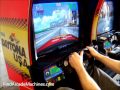 Sega Daytona USA Twin Driving Arcade Machine in Play