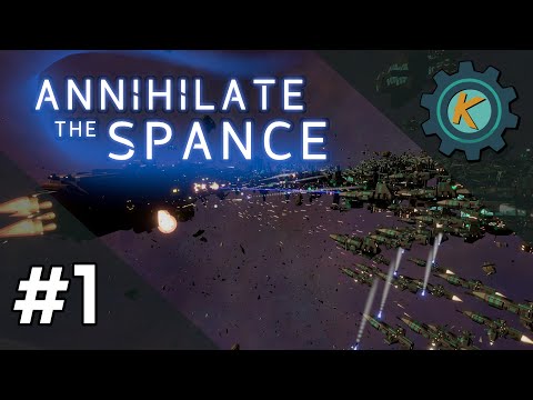 Annihilate the Spance 2023 Demo #1 - Massive Space Fleets Fighting! RTS Tug-O-War Goodness!