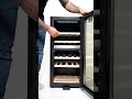 Caso Weinkühlschrank WineComfort 24 Schwarz, Rechts