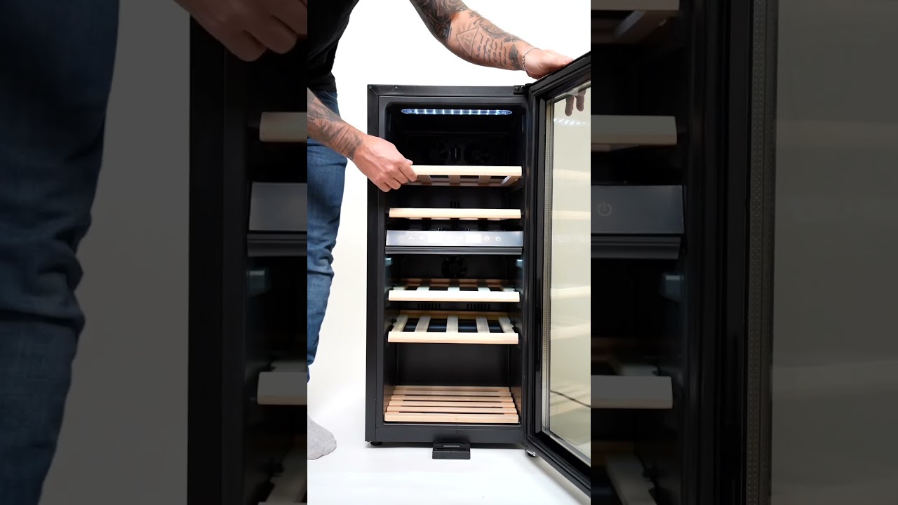 Caso Weinkühlschrank WineComfort 24 Schwarz, Rechts