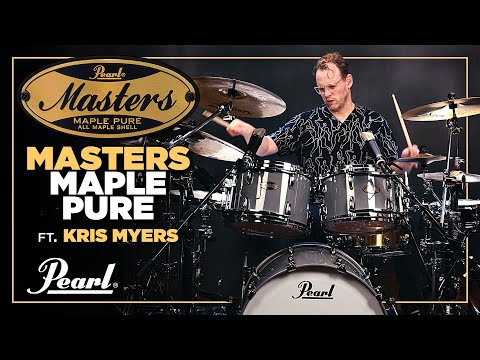 Pearl Masters Maple Pure 5-Piece Shell Pack – Putty Gray image 14