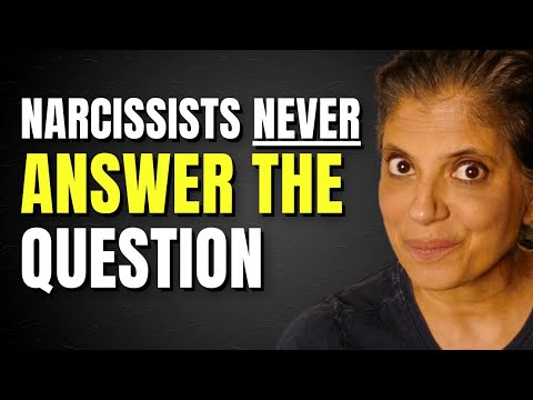 Why don't narcissists answer THE question?