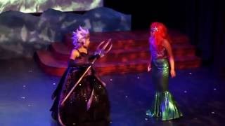 Lainey Collado as Ursula singing Poor Unfortunate Souls (Reprise) in PDD Hawaii's Little Mermaid Jr.