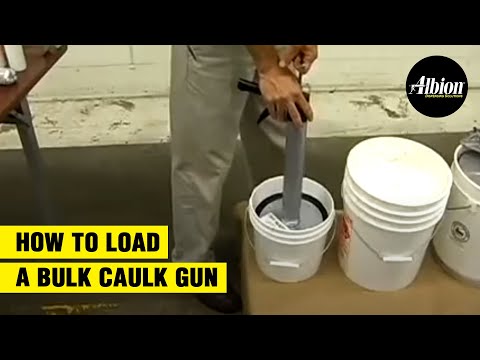 How to Load a Bulk Caulk Gun From a Pail | Albion Engineering