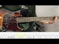 Radiohead - Just (Bass Cover with TAB)