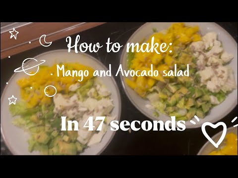 How to make mango and avocado salad | ChefJosi | #food #healthy #dinnerrecipe #avocado #mango
