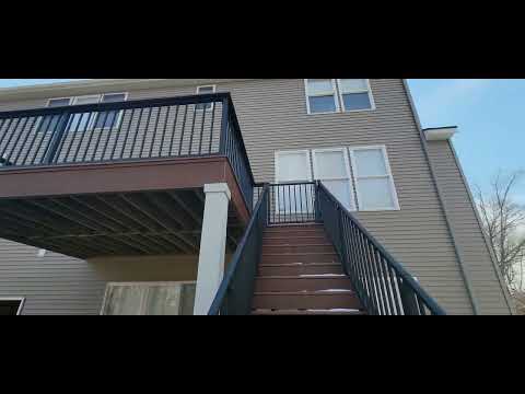 composite deck Ada Cascade Azek decking aluminum railing