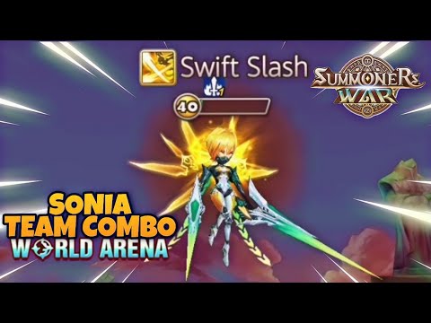 Sonia Team Combo in World Arena - Summoners War