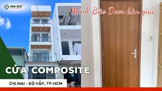 CÔNG TRÌNH CỬA COMPOSITE VÂN GỖ SIÊU ĐẸP TẠI GÒ VẤP | Minh Bảo Door