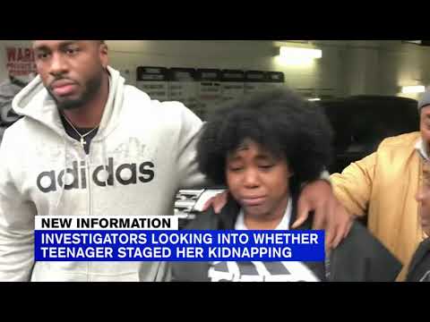 調查人員正在調查安珀警報中的少女是否編造了她的綁架案。 (Investigators looking into whether teen in Amber Alert staged her kidnapping)
