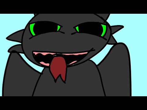 Toothless and light fury/ Luna (+ the night lights) thought pt.8