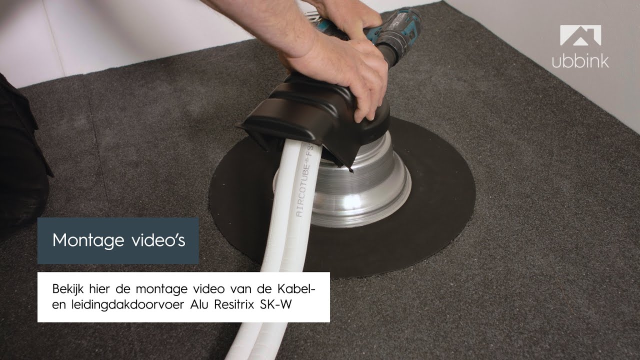 Kabel- en leidingdakdoorvoer Alu Resitrix SK-W