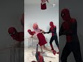 ISSEI funny video 😂😂😂 BODY PUZZLE with spider-maaaaaaan #shorts