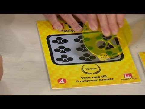 Birgitta skrapar Triss - Nyhetsmorgon (TV4)