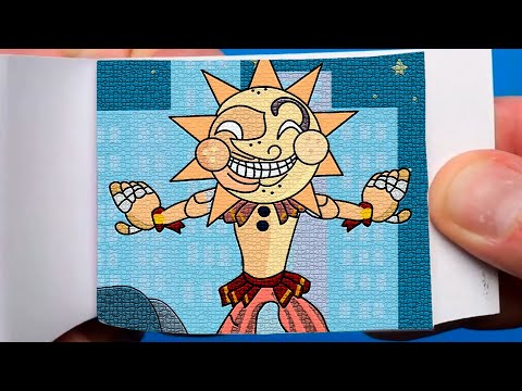 Flipbook Animation - How Sun Transforms Into Moon - FNAF Security Breach