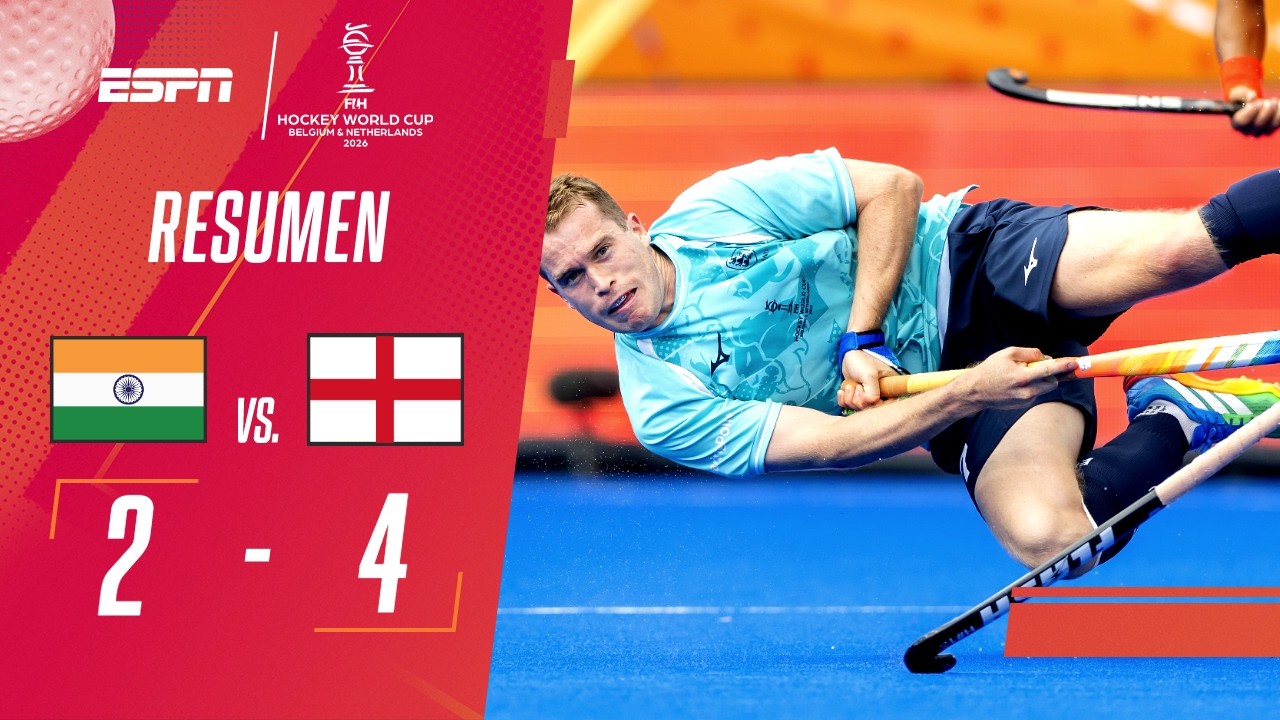 INGLATERRA REMONTÓ Y DERROTÓ A INDIA EN UN PARTIDO MUY EMOTIVO | India 2-4 Inglaterra | RESUMEN
