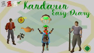 OSRS Kandarin Easy Diary Guide | Ironman Approved