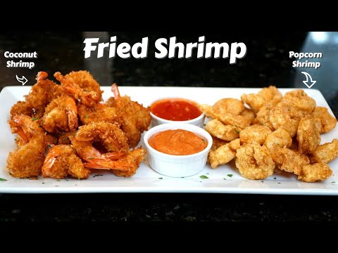 How To Make Fried Shrimp 2 Ways | Coconut Shrimp vs Popcorn Shrimp #MrMakeItHappen #FriedShrimp
