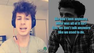 Download lagu We Don't Talk Anymore  _Charlie Puth Karaoke Duet mp3 Download lagu We Don't Talk Anymore  _Charlie Puth Karaoke Duet mp3