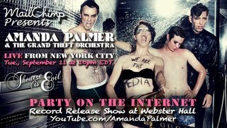 MailChimp Presents: Amanda Palmer &amp; The Grand Theft Orchestra Live from NYC