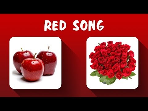 Red Color Song - Colors Song - Learn Colors, Teach Colors, Baby Toddler Preschool Nursery Rhymes