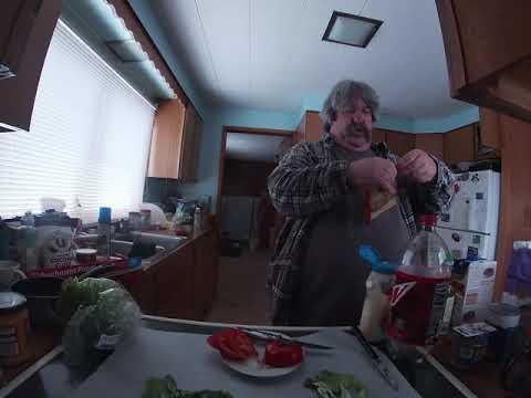 Making Club Sandwich Lettuce Wrap