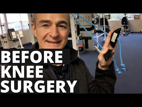 Before total knee replacement - Exercises to do While You Wait