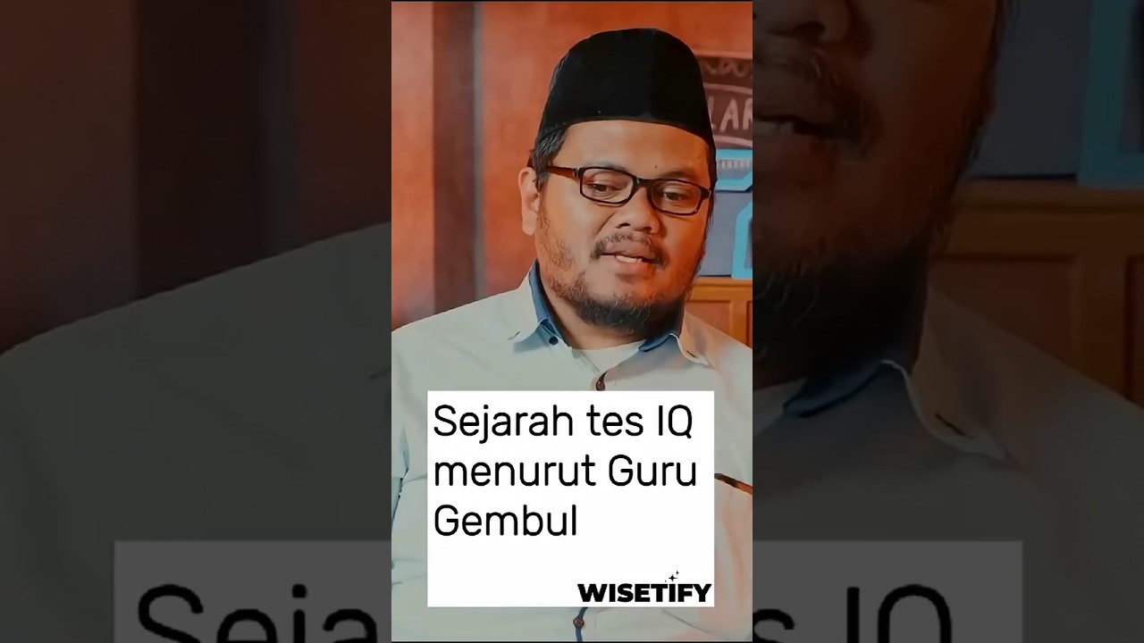 Sejarah tes IQ menurut Guru Gembul yt : Tema Indonesia #gurugembul #iqtest #podcast #clip