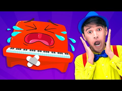 The Boo Boo Piano Song | Nursery Rhymes & Kids Songs | Funny Rays