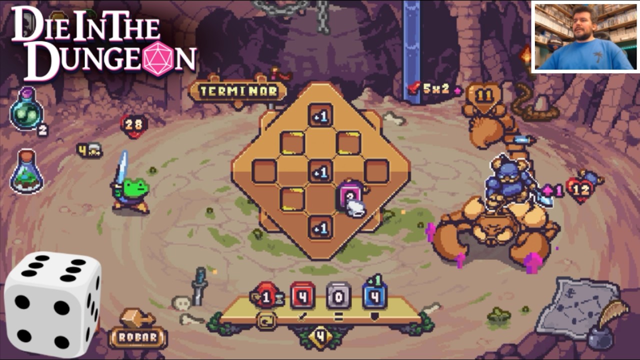 DIE IN THE DUNGEON, un roguelike único de TIRAR DADOS 🎲 Gameplay en Español (PC Steam)