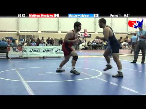 Matthew Meadows vs. Matthew Idelson at 2013 ASICS University Nationals - GR