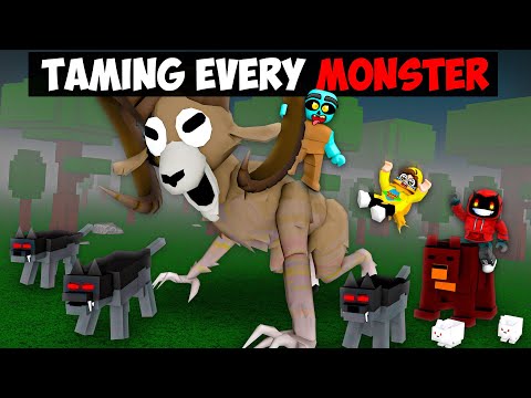 We Tamed EVERY MONSTER In 99 Nights In The Forest…