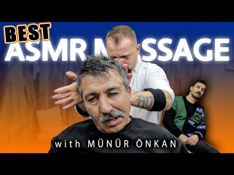 BEST ASMR HEAD MASSAGE | Asmr Massage Collaboration In Asmr Barber Shop w/@asmrmunuronkan