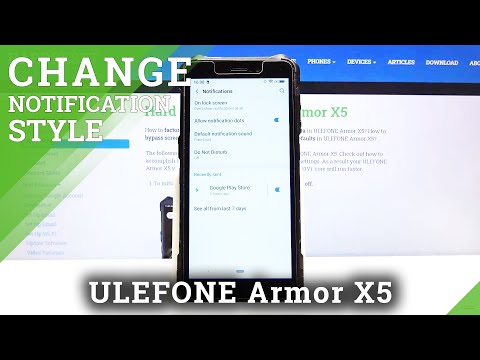 How to Enter Notifications Settings in ULEFONE Armor X5 – Change Notifications Settings