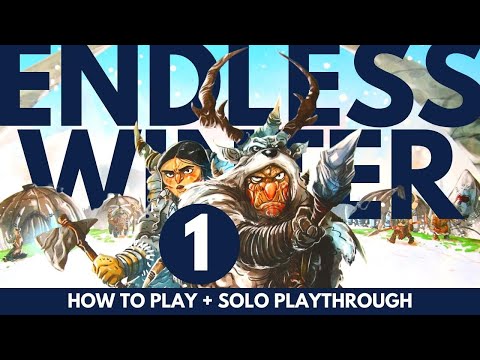 Endless Winter: Paleoamericans | PART 1 | How to Play | Solo Board Game Playthrough