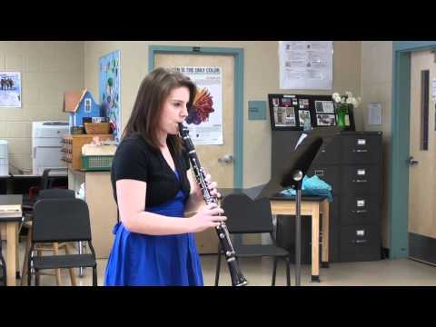Clarinet solo by Rachel: LMHS 2011