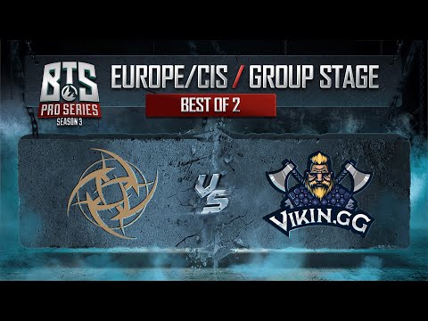 NiP vs Vikin.gg Game 1 - BTS Pro Series 3 Europe/CIS: Groups w/ KillerPigeon & Pajkatt
