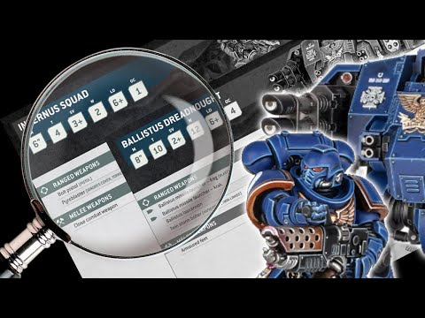 Space Marine Infernus Squad / Ballistus Dreadnought DATASHEET REVEALS - 40k 10th Edition