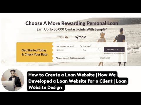 Loan Website Developed for a Client — client website video