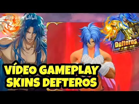 Vídeo Revelação Skin Defteros + Gameplay - Saint Seiya Awakening