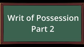Covid-19 FAQs: What should I do if a "Writ of Possession" has been posted on my home?