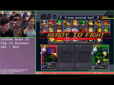 CB 2/18/18 - Melee Singles - Impact (Falco) Vs. Ms. Jade (Marth) - Top 12 LR1
