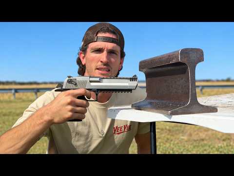 Can a Train Track Rail Stop a 50 Cal Sniper Rifle?